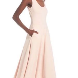Leith (Nordstroms) Light Pink Mido Dress (Size M), Worn Only Once